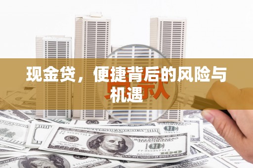 延安现金贷，便捷背后的风险与机遇