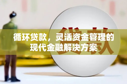 天津循环贷款，灵活资金管理的现代金融解决方案