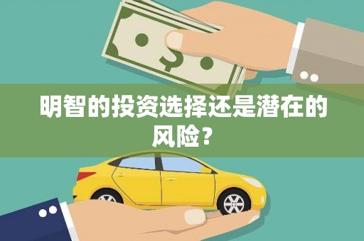 西螺明智的投资选择还是潜在的风险？