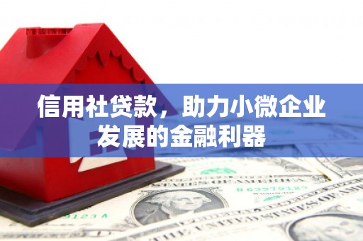 琼结信用社贷款，助力小微企业发展的金融利器