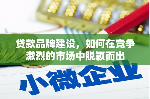 富顺贷款品牌建设，如何在竞争激烈的市场中脱颖而出