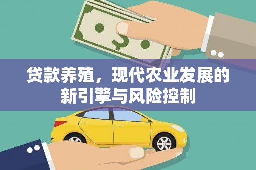 沈河贷款养殖，现代农业发展的新引擎与风险控制