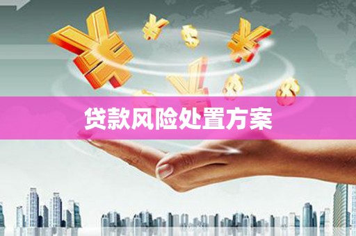 三重贷款风险处置方案