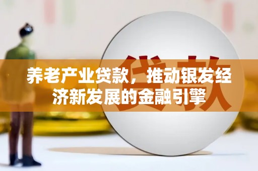 黄南养老产业贷款，推动银发经济新发展的金融引擎