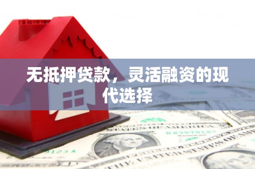 龙安无抵押贷款，灵活融资的现代选择