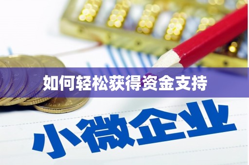 安乐如何轻松获得资金支持