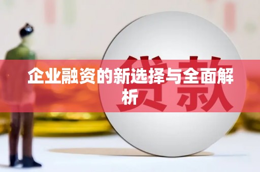 台前企业融资的新选择与全面解析