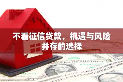 赣县不看征信贷款，机遇与风险并存的选择